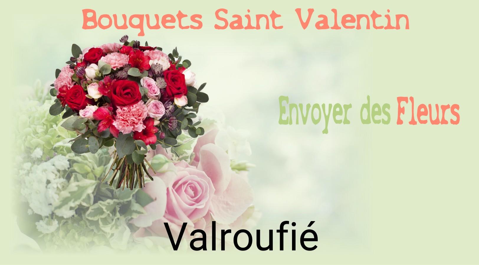 Roses de Saint-Valentin livrées à Valroufié